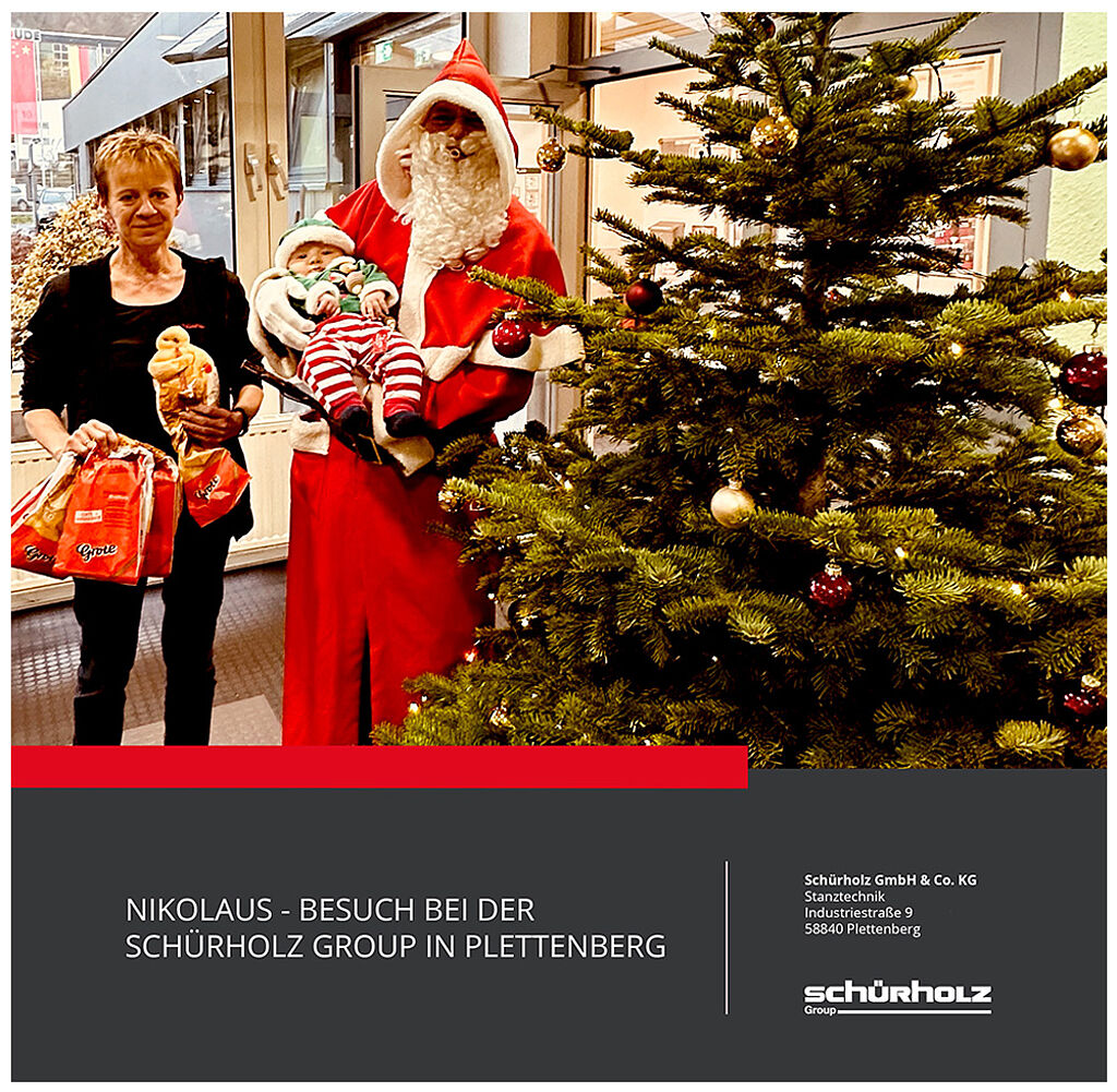 NIKOLAUS BESUCH BEI DER SCHÜRHOLZ GROUP IN PLETTENBERG