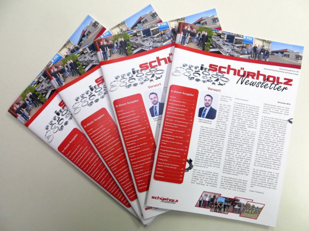 The new Schürholz newsletter has arrived!